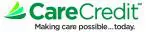 A green and white logo for care one.